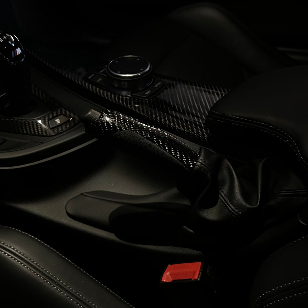 Handbremsgriff Carbon Alcantara für BMW