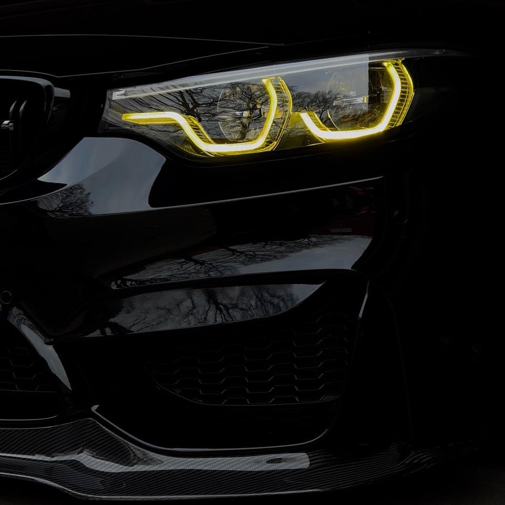 Stand-/Tagfahrlicht Module GELB für BMW M3/M4 F8X LCI + 4er F32/F33/F36 LCI